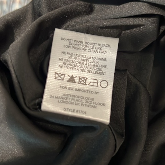 Anthropologie Hutch April Black Keyhole Dress Size Medium - Picture 16 of 16